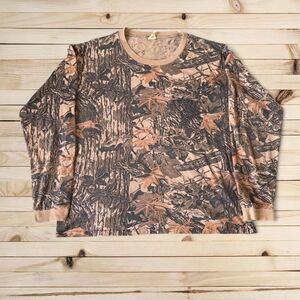 Vintage Duxbak RealTree Camo Shirt Made In USA Hunting Long Sleeve
